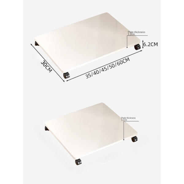 Universal Rolling Base with Brakes | Silent 360° Wheels | Heavy Duty